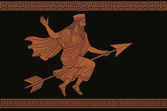 Abaris the Hyperborean and his Golden Arrow.